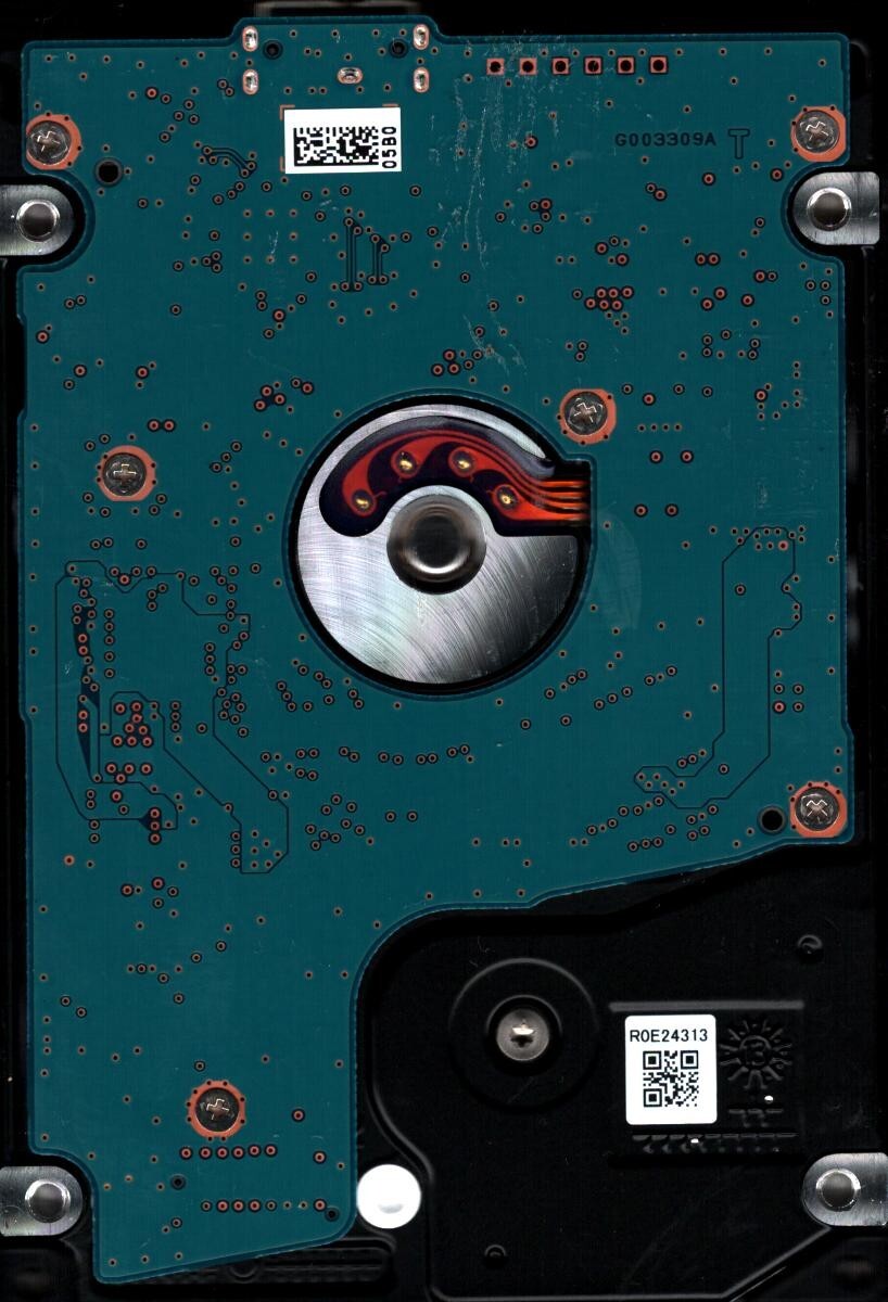 MQ01UBB200 HDKFD00AYA31 T REV:AZA AA00/AY000U 2TB AUG 2014 PHILIPPINES TOSHIBA - Image 2