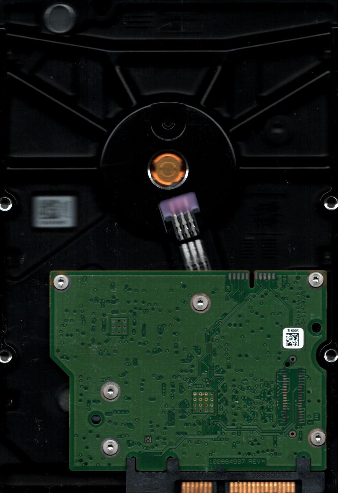 ST3000DM001 P/N: 9YN166-570 F/W: CC9D S/N: Z1F0 TK 3TB JAN 2012 THAILAND SEAGATE - Image 2