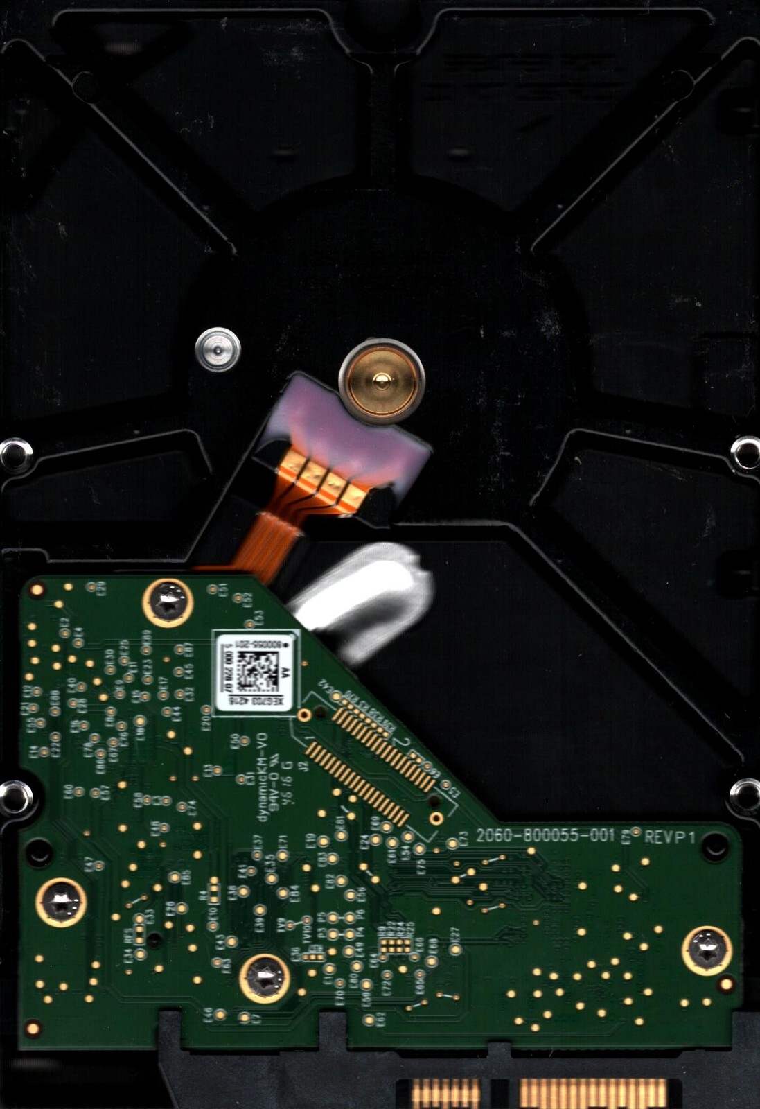 WD40EFRX-68N32N0 S/N:WCC7K DCM: HHNNNTJMHB WESTERN DIGITAL 4TB THAILAND JAN 2017 - Image 2