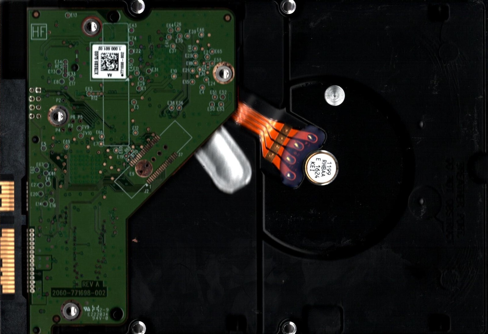 WD20EARS-00J99B0 S/N:WCAWZ DCM: HARCNV2AAB WESTERN DIGITAL 2TB THAILAND AUG 2011 - Image 2