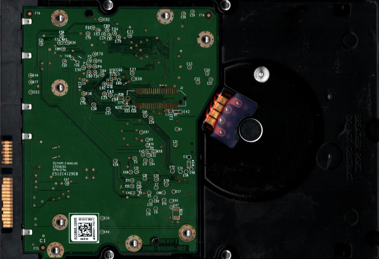 WD50EZRX-00MVLB1 S/N:WXM1H DCM: EANNHVJMBB WESTERN DIGITAL 5TB THAILAND DEC 2014 - Image 2