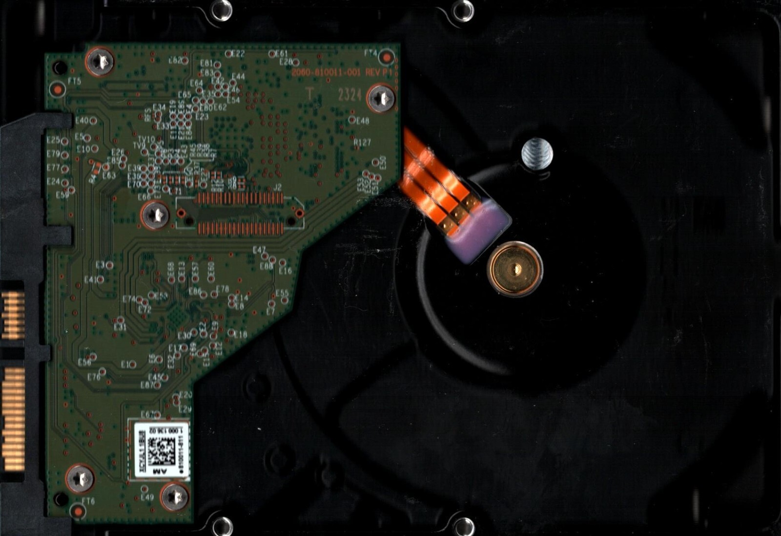 WD40EFAX-68JH4N1 S/N: WX72D WESTERN DIGITAL 4TB THAILAND MAR 2022 - Image 2