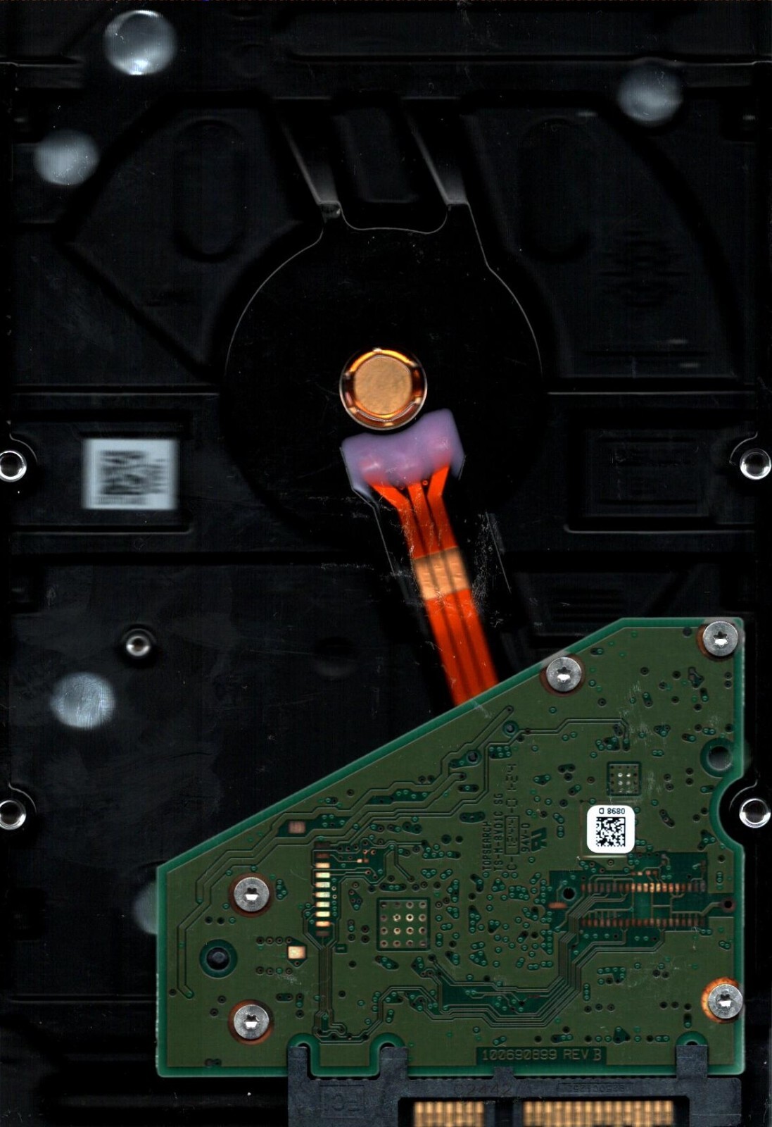 ST4000DM000 P/N: 1CD168-568 F/W: CC43 S/N: Z300 TK 4TB DEC 2012 THAILAND SEAGATE - Image 2