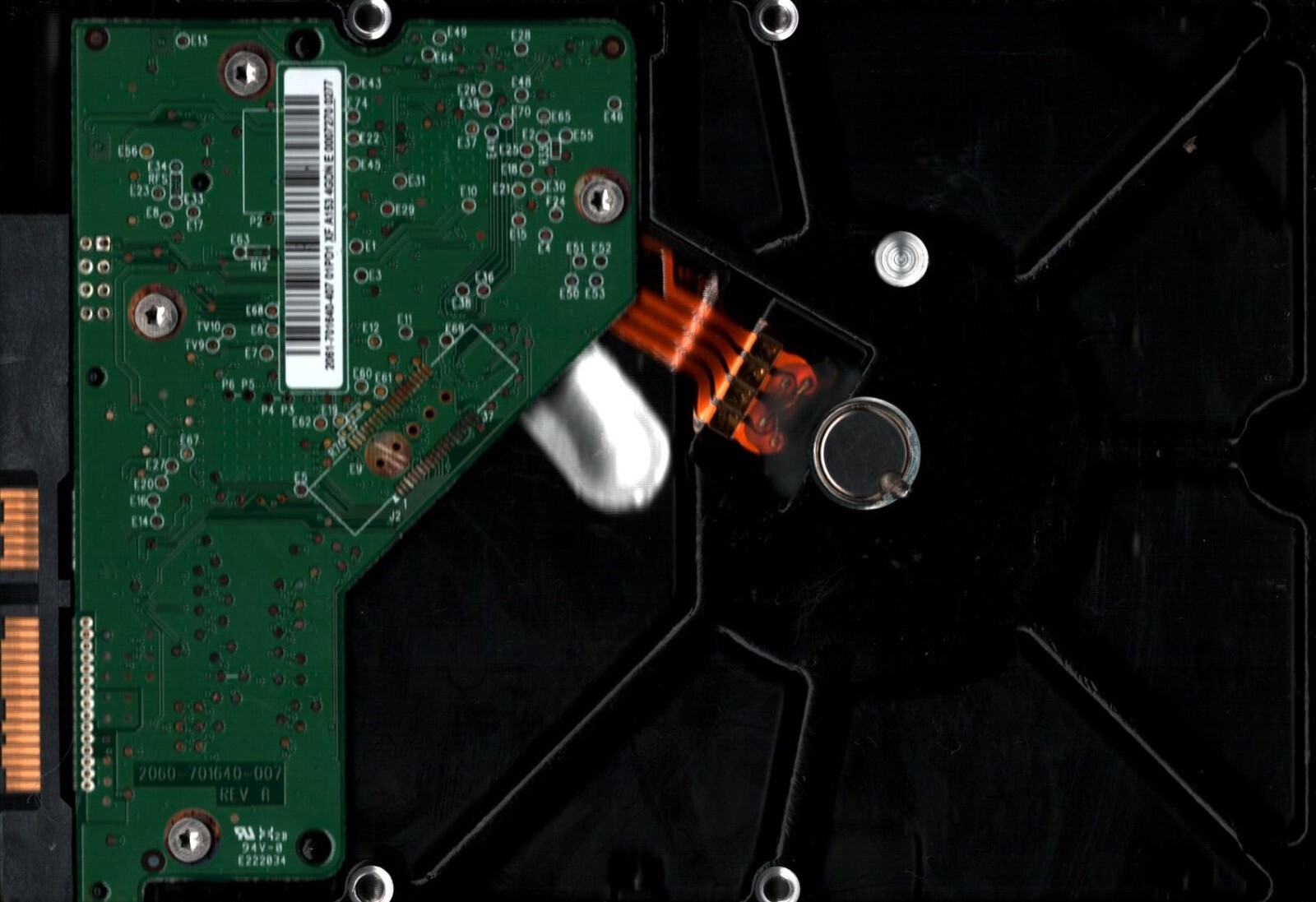 WD10EADS-11M2B2 S/N: WCAV5 DCM: DGNYHT2MGB WESTERN DIGITAL 1TB THAILAND JAN 2010 - Image 2