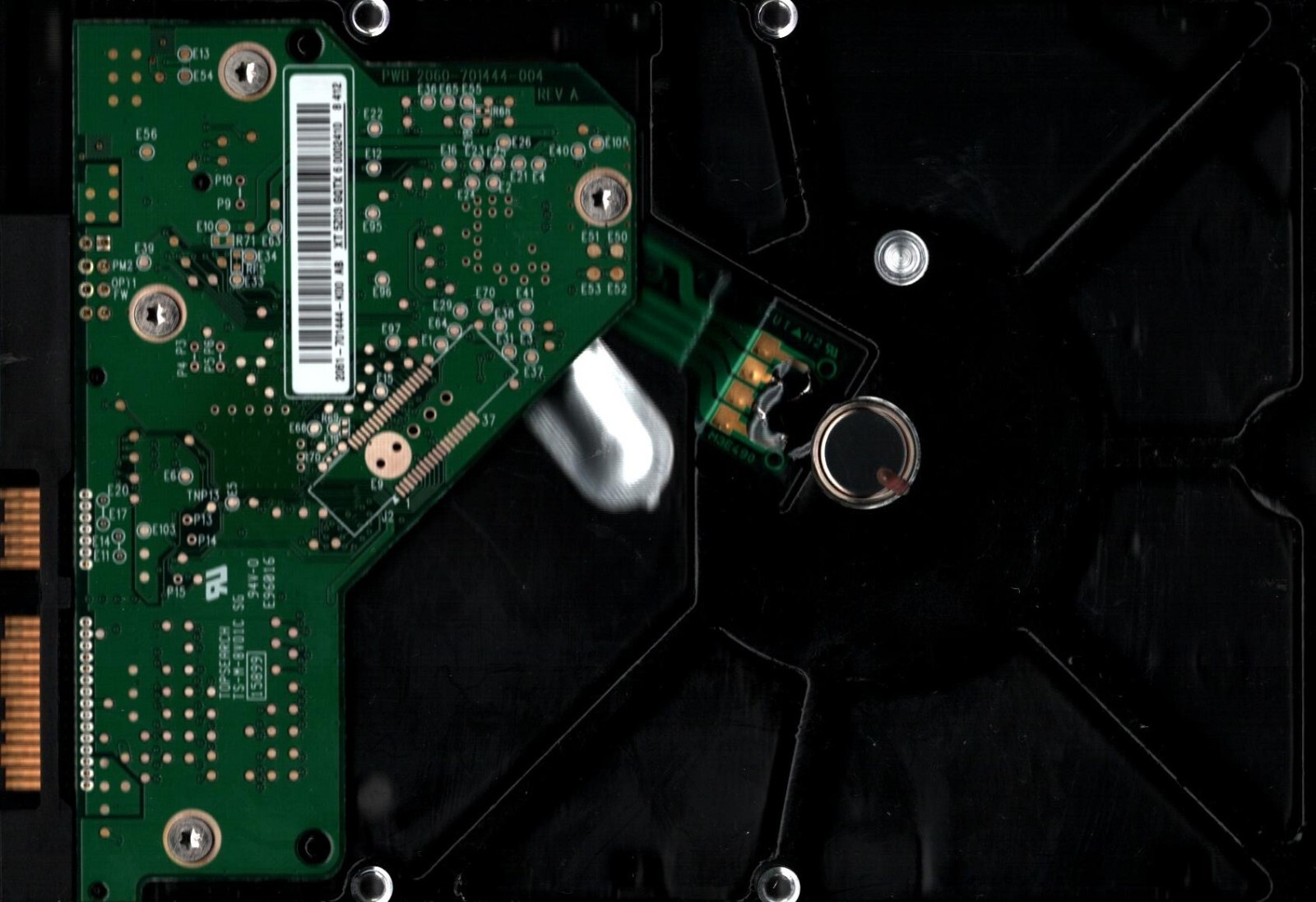 WD5000AACS-22ZUB0 S/N:WCA DCM:DHRCHV2MHB WESTERN DIGITAL 500GB THAILAND APR 2008 - Image 2