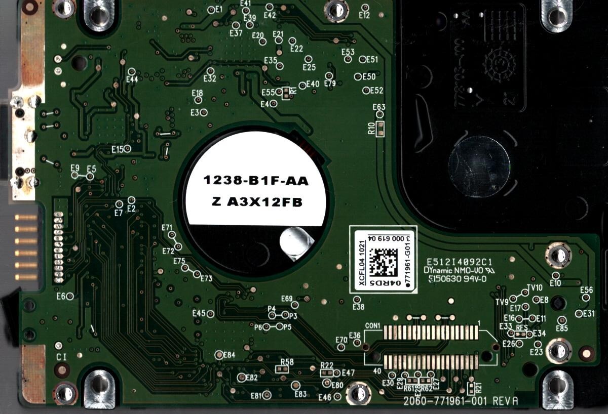 WD15NMVW-11AV3S2 S/N:WX11 DCM:EBMTJHK WESTERN DIGITAL 1.5TB THAILAND 24 MAR 2014 - Image 2