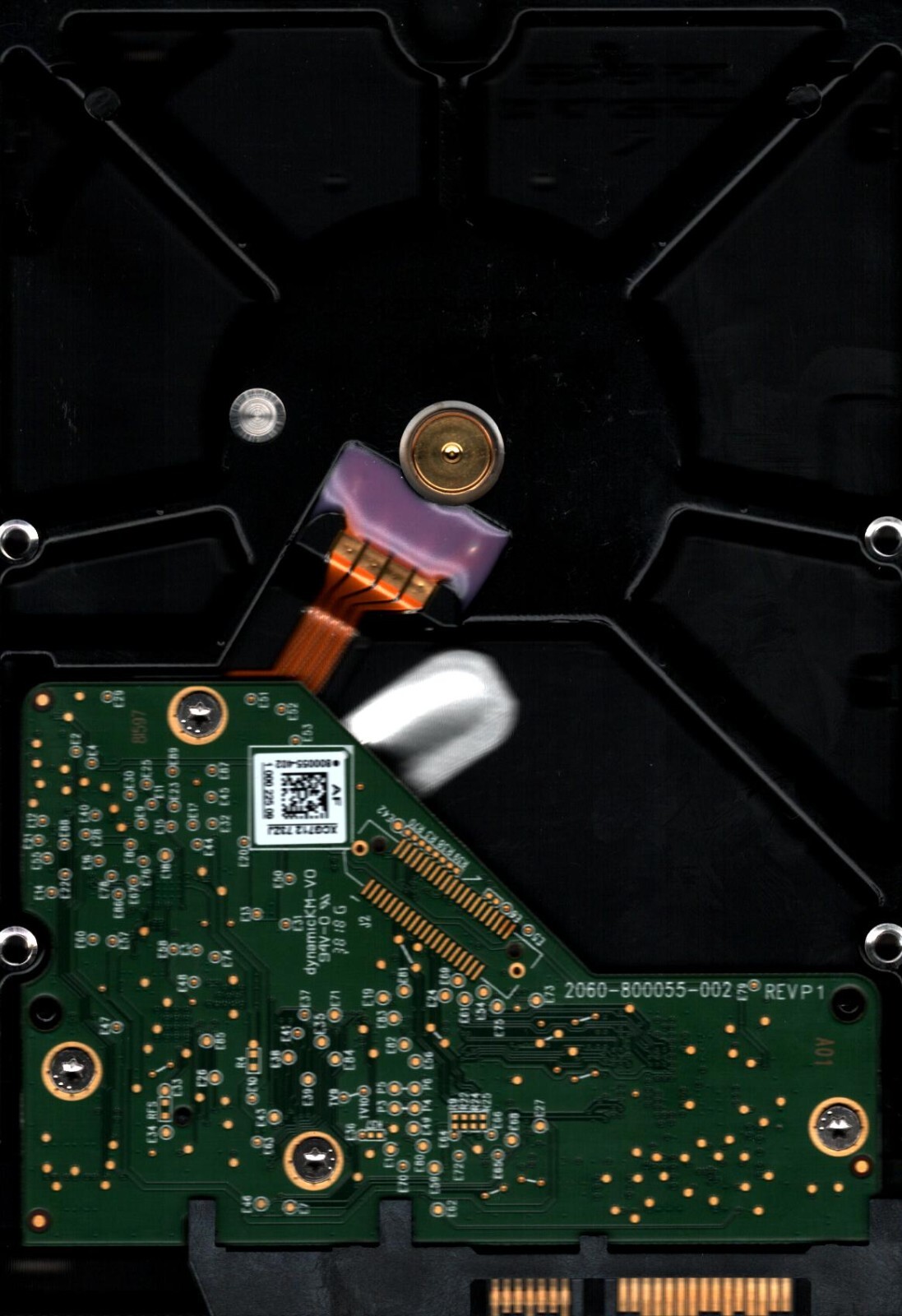 WD40EZRZ-22GXCB0 S/N: WCC7K WESTERN DIGITAL 4TB THAILAND JAN 2019 - Image 2