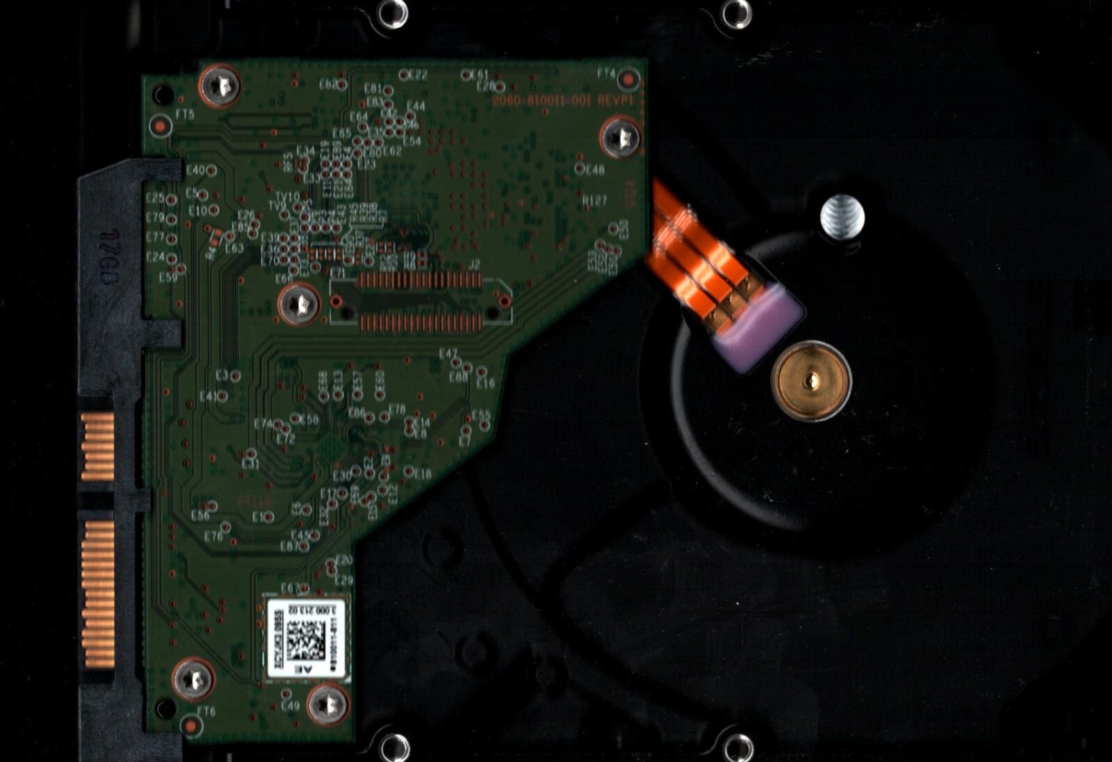 WD30EZAZ-00SF3B0 S/N: WX22D WESTERN DIGITAL 3TB THAILAND NOV 2022 - Image 2