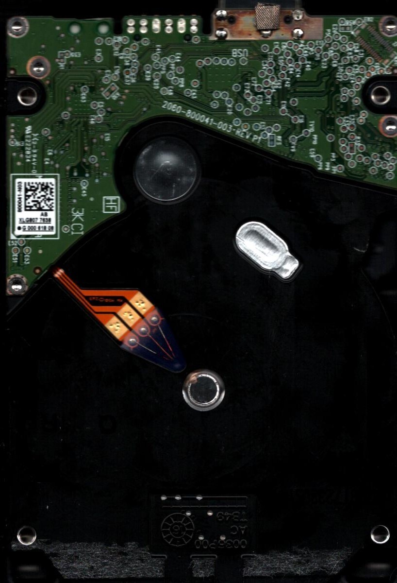 WD40NMZW-59GX6S1 S/N: WXH1E WESTERN DIGITAL 4TB MALAYSIA NOV 2017 DCX: 9G1TX866T - Image 2