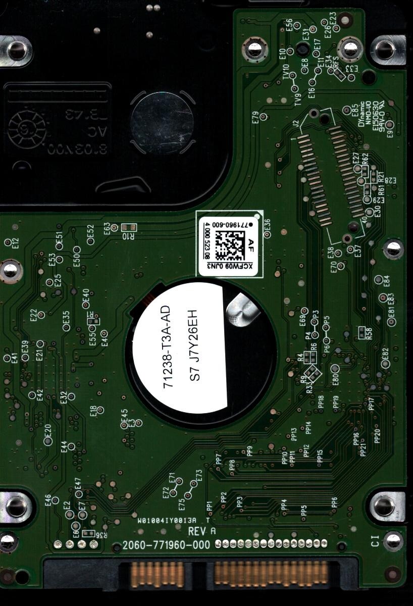 WD20NPVZ-00WFZT0 S/N: WXC1A DCM: HHMT2HBB WESTERN DIGITAL 2TB THAILAND DEC 2017 - Image 2