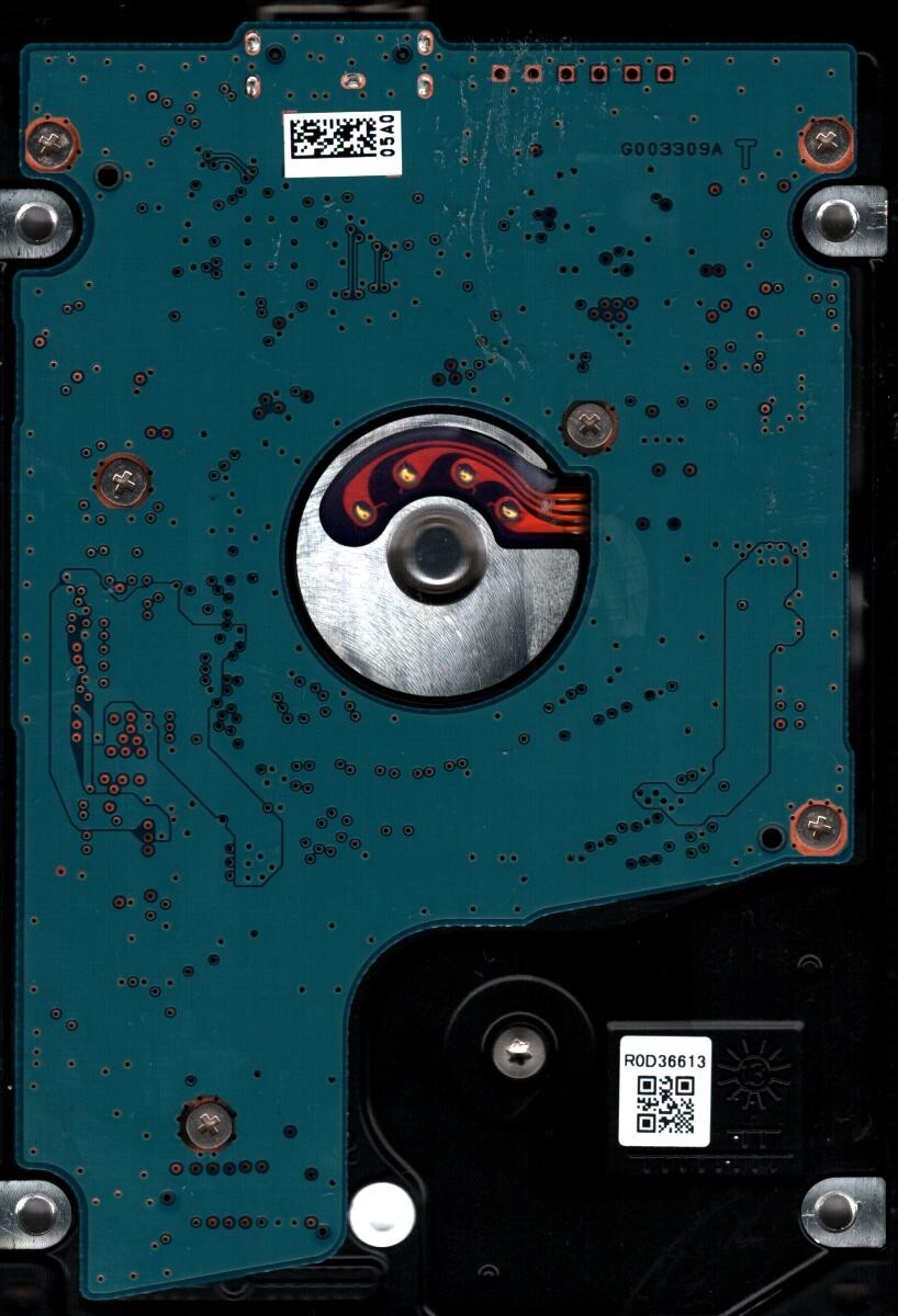 MQ01UBB200 HDKFD00AYA01 T REV:AZA AA00/AY000U 2TB NOV 2013 PHILIPPINES TOSHIBA - Image 2