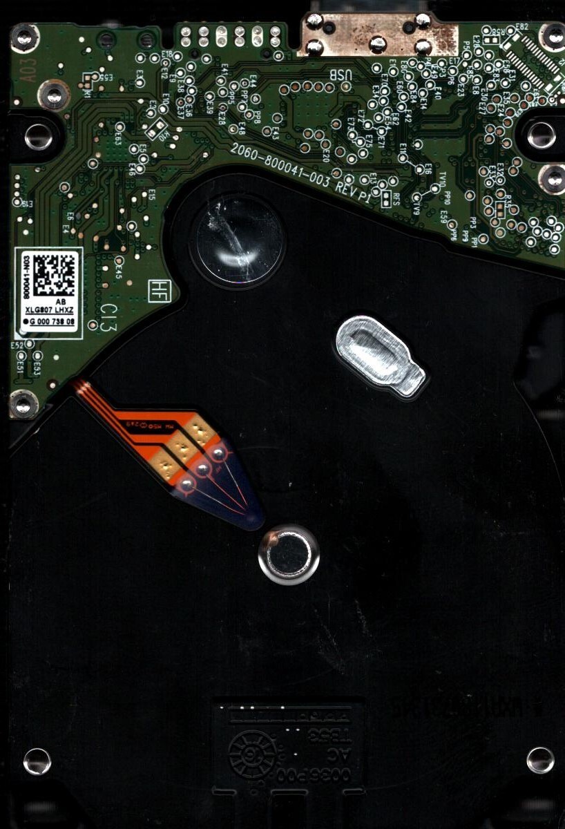 WD30NMZW-11GX6S1 S/N: WXM1E WESTERN DIGITAL 3TB MALAYSIA APR 2018 - Image 2