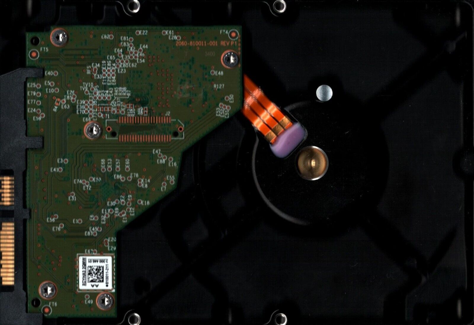 WD20EFAX-68B2RN1 S/N: WX72A WESTERN DIGITAL 2TB THAILAND MAY 2021 - Image 2