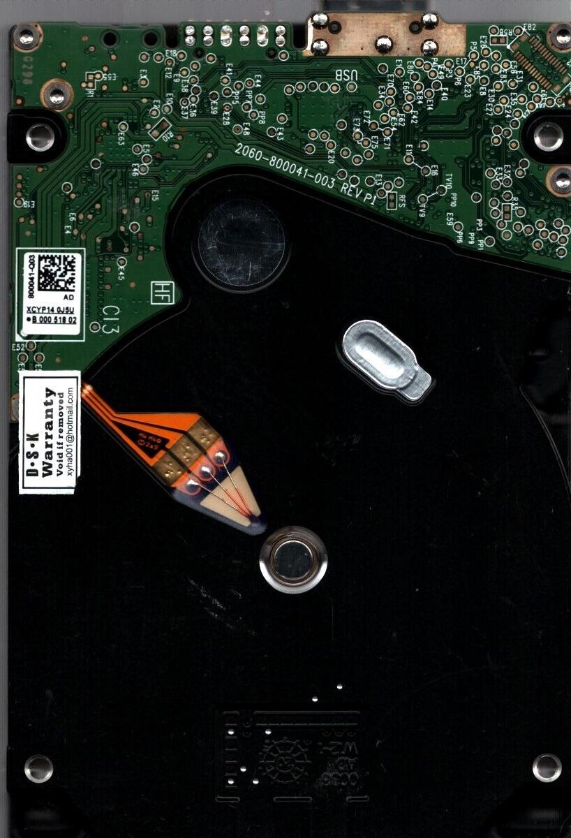 WD40NDZW-11MR8S1 S/N: WX72D WESTERN DIGITAL 4TB THAILAND NOV 2021 - Image 2