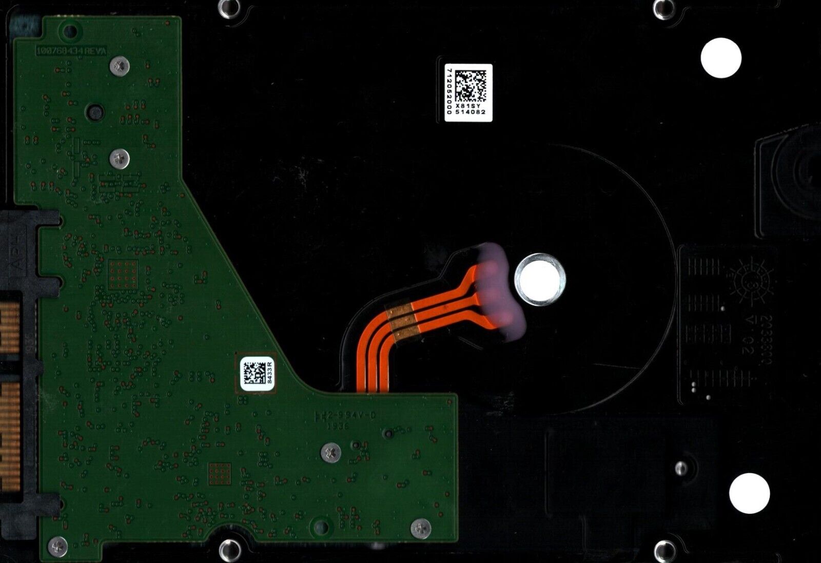 ST8000VN0022 P/N: 2EL112-500 F/W: SC61 S/N:ZA1G TK 8TB NOV 2019 THAILAND SEAGATE - Image 2