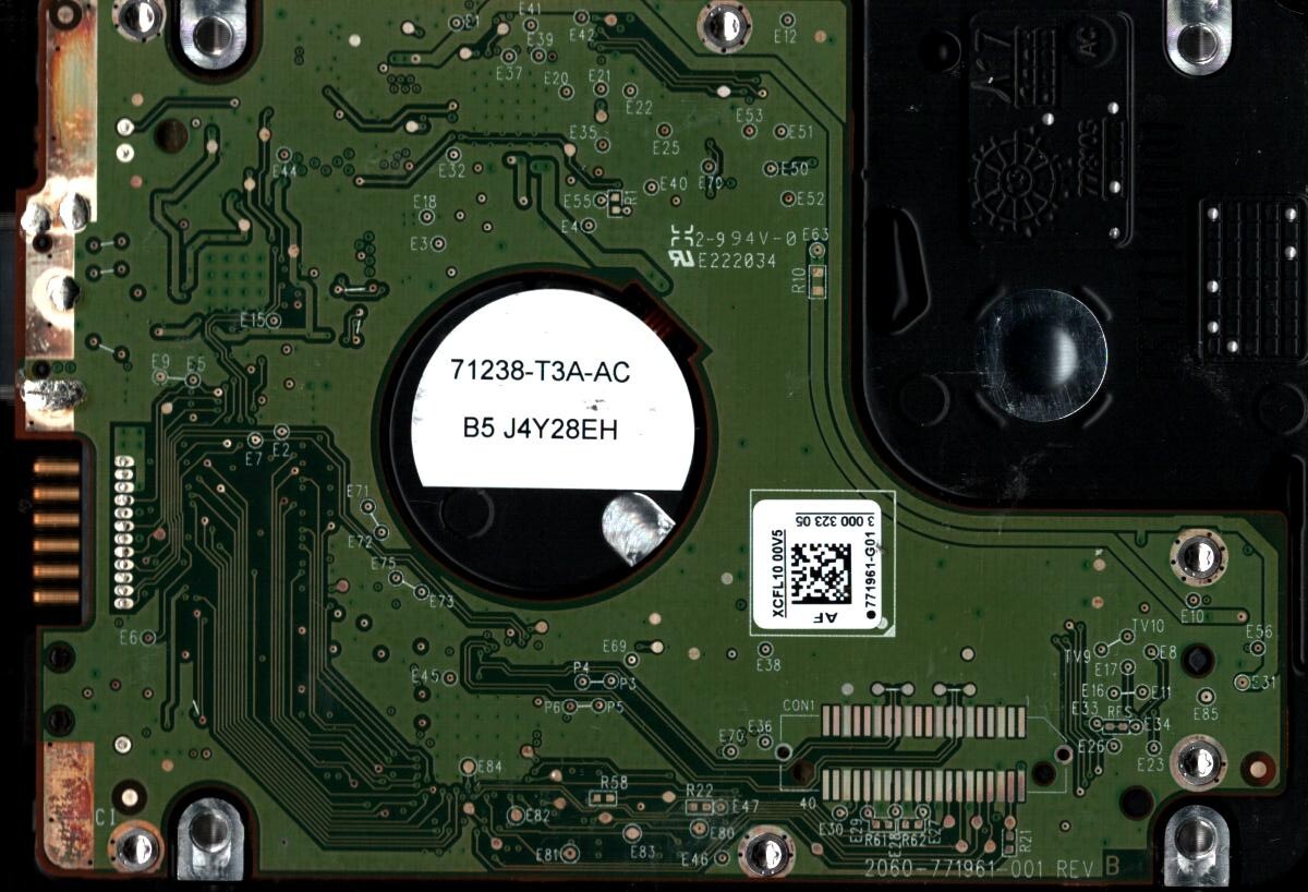 WD20NMVW-59AV3S2 S/N: WX61A DCM: HBKTJHKB WESTERN DIGITAL 2TB THAILAND DEC 2014 - Image 2