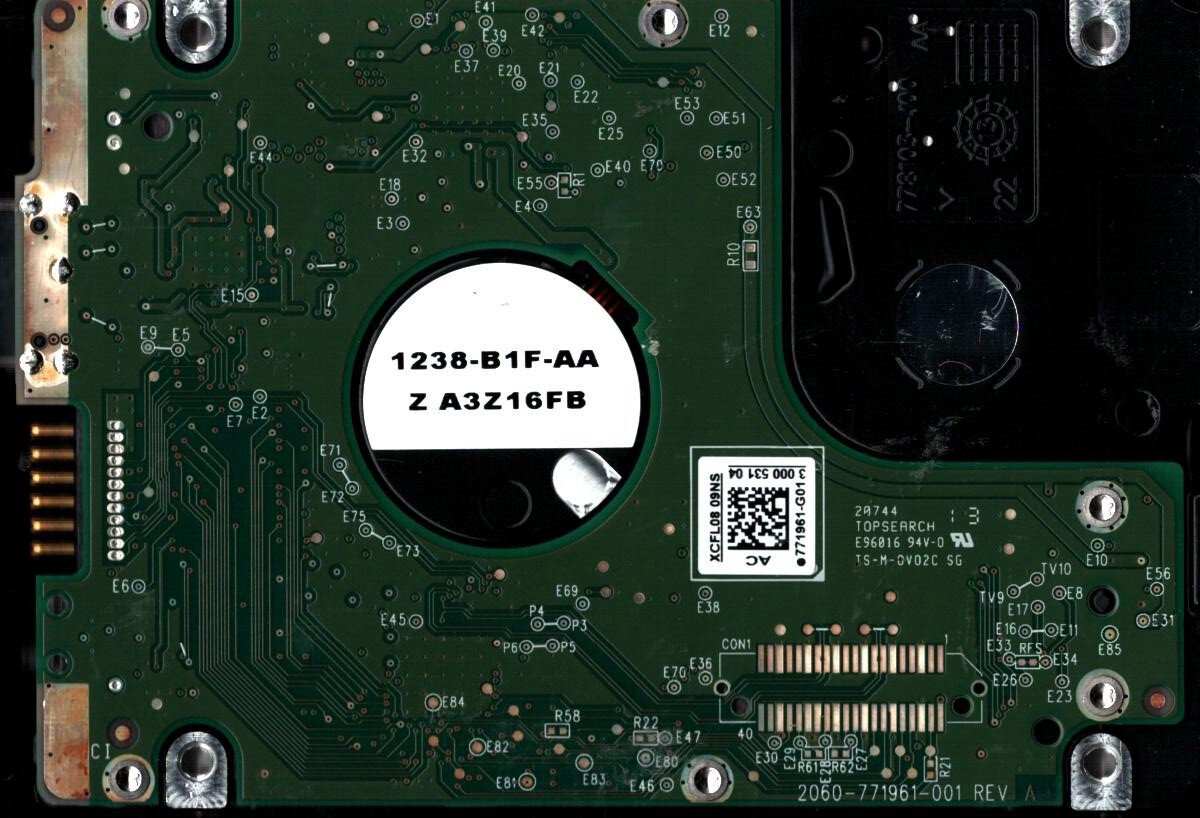 WD15NMVW-11AV3S2 S/N: WXJ1 DCM: EBMTJBKB WESTERN DIGITAL 1.5TB THAILAND FEB 2014 - Image 2