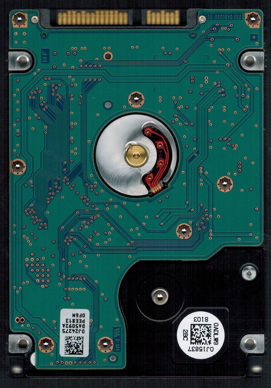 HTS541010A9E632 P/N: 0J44123 MLC: DA7254 THAILAND APR 2018 HGST 1TB APPLE - Image 2