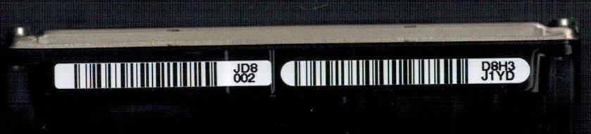 HTS541010A9E632 P/N: 0J44123 MLC: DA7254 THAILAND APR 2018 HGST 1TB APPLE - Image 3