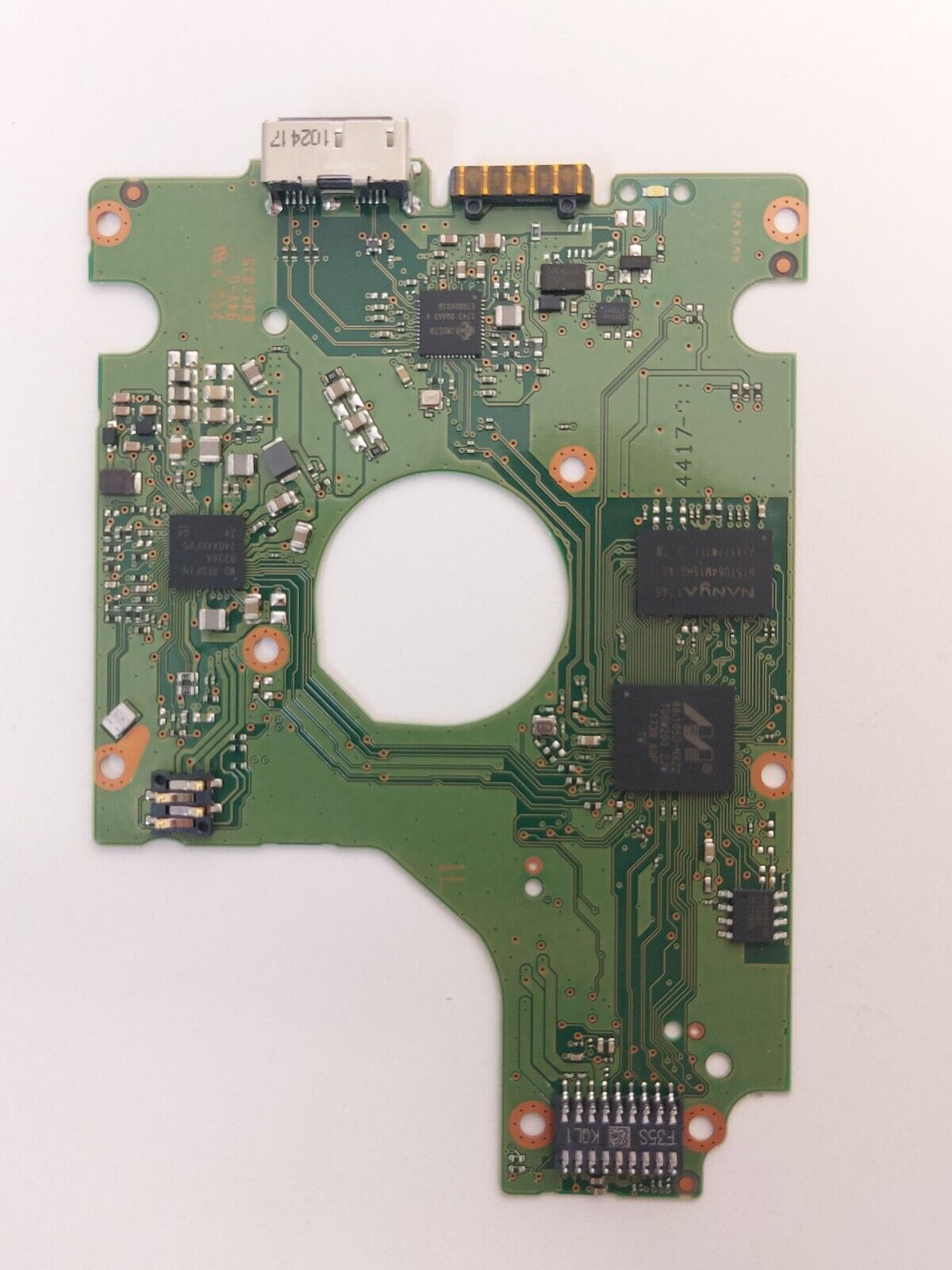 PCB from WD10SDZW-11UMGS0 2060-800069-001 REV P1 WESTERN DIGITAL 1TB