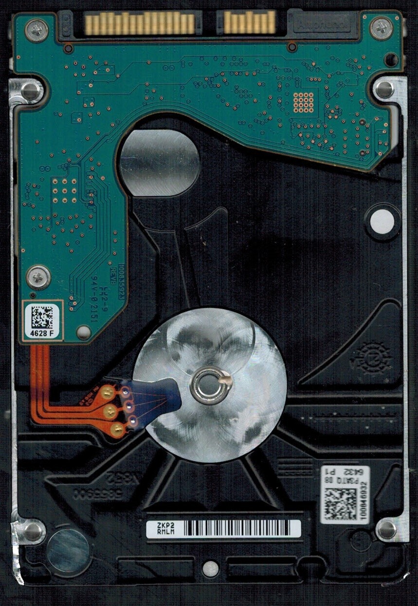 ST1000LM035 P/N: 1RK172-570 F/W: EB01 S/N: ZKP2 TK 1TB JUN 2022 THAILAND SEAGATE - Image 2