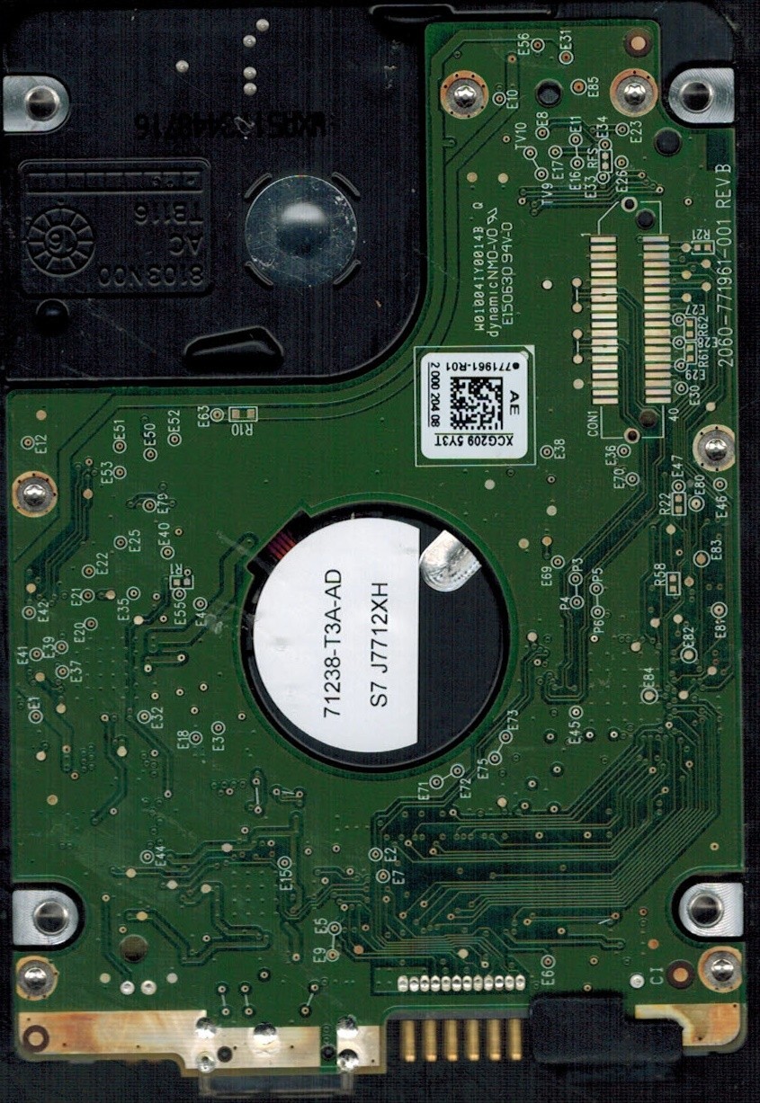 WD20NMVW-11EDZS7 S/N: WXC1A DCM: HHMTJHKB WESTERN DIGITAL 2TB THAILAND AUG 2017 - Image 2