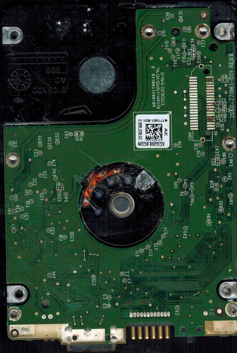 WD20NMVW-59EDZS7 S/N: WX91A DCM: HBMT2BKB WESTERN DIGITAL 2TB THAILAND APR 2017 - Image 2