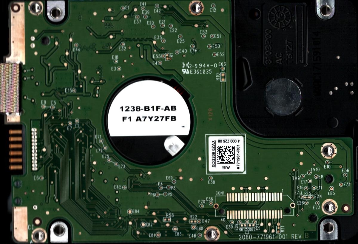 WD20NMVW-59EDZS7 S/N: WXR1E DCM: EBMT2BBB WESTERN DIGITAL 2TB THAILAND JAN 2018 - Image 2