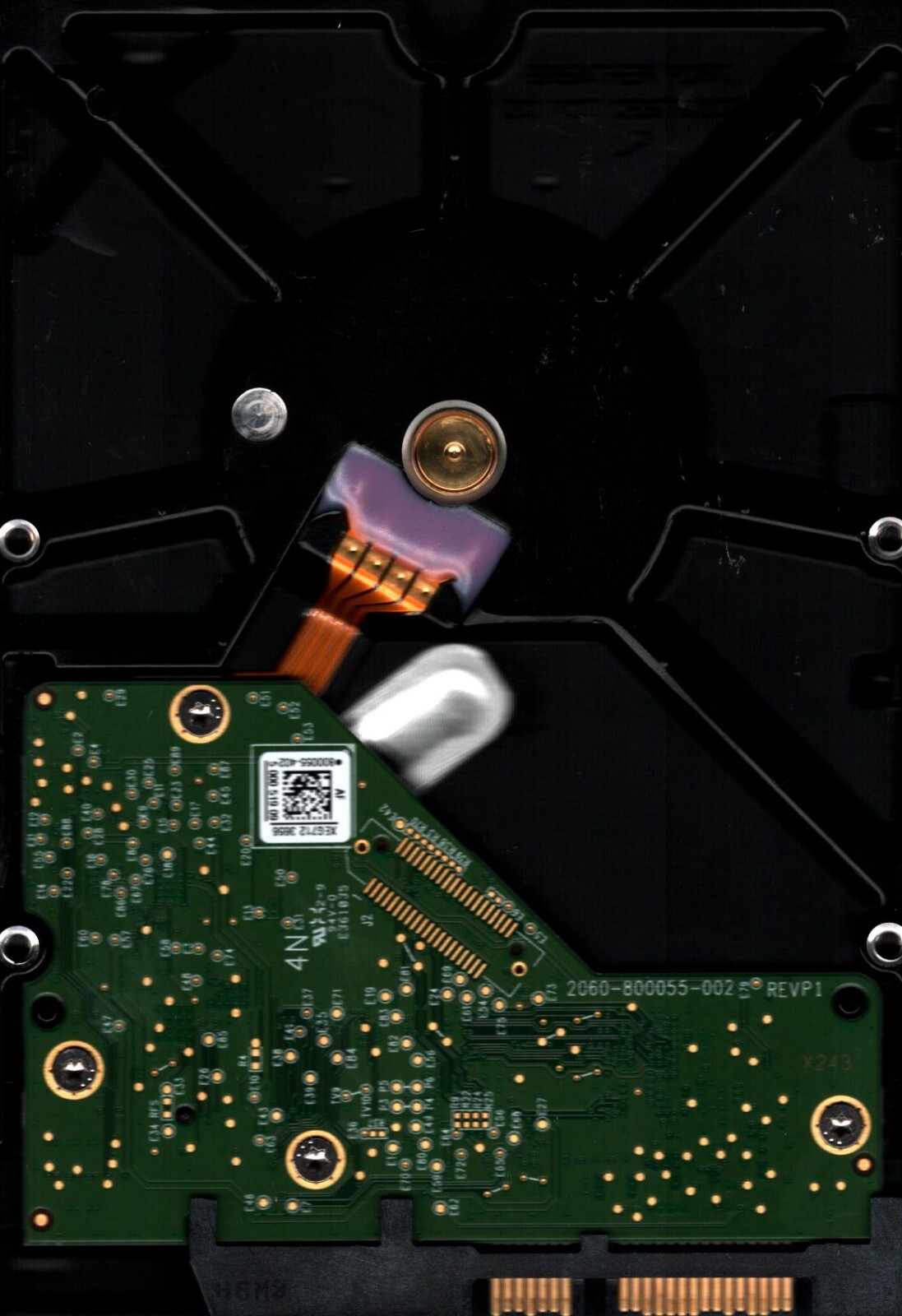 WD40EMRX-82UZ0N0 S/N: WCC7K WESTERN DIGITAL 4TB THAILAND NOV 2018 - Image 2
