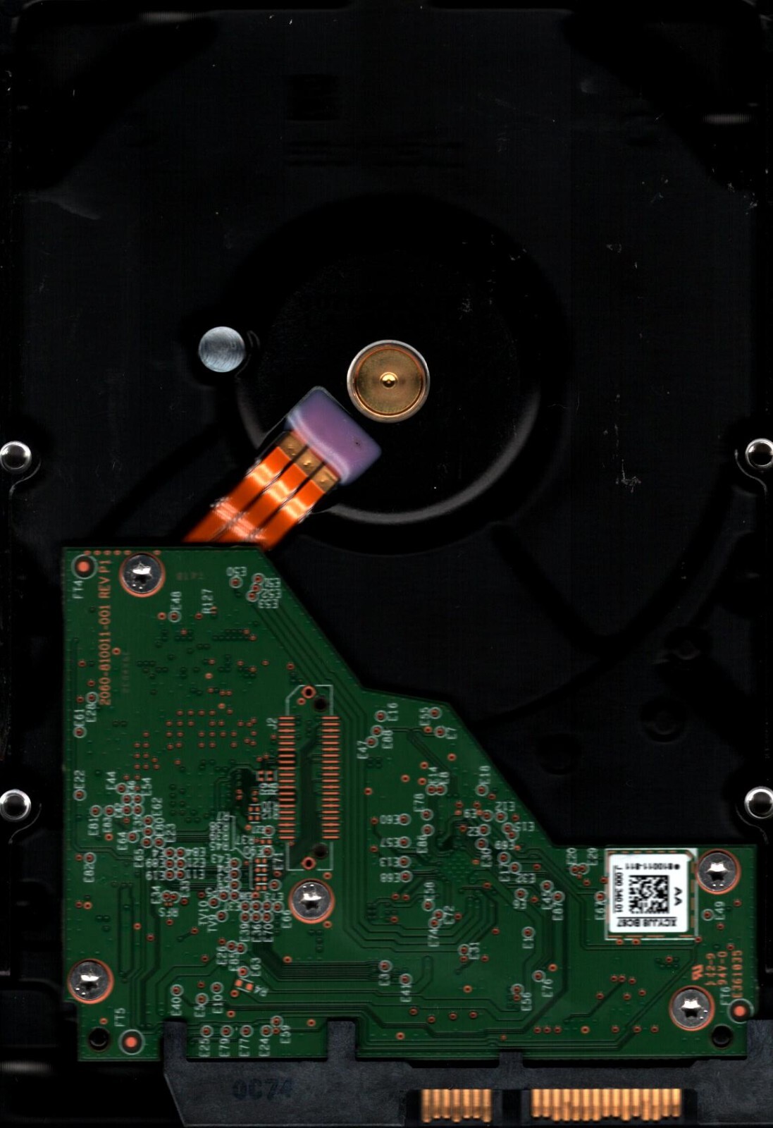 WD40EMAX-82CX6N0 S/N: WX42D WESTERN DIGITAL 4TB THAILAND APR 2021 - Image 2