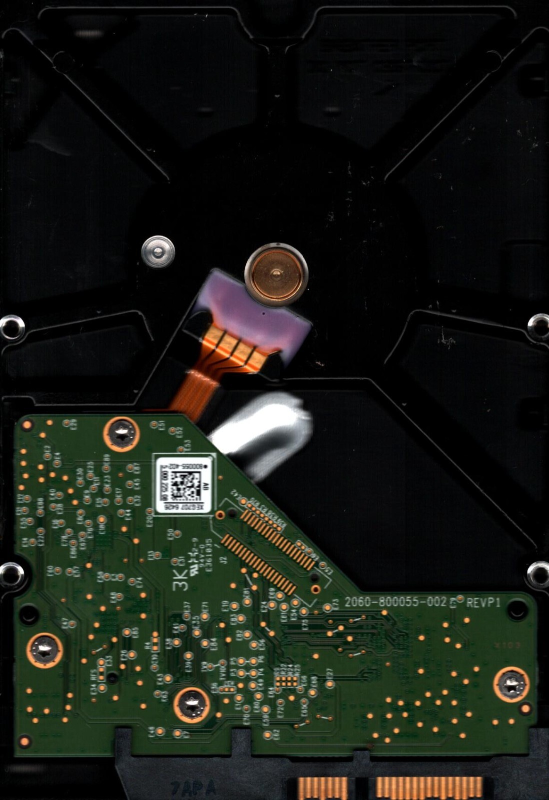 WD40EFRX-68N32N0 S/N: WCC7K DCM:HHNNNT2MHB WESTERN DIGITAL 4TB THAILAND JAN 2018 - Image 2