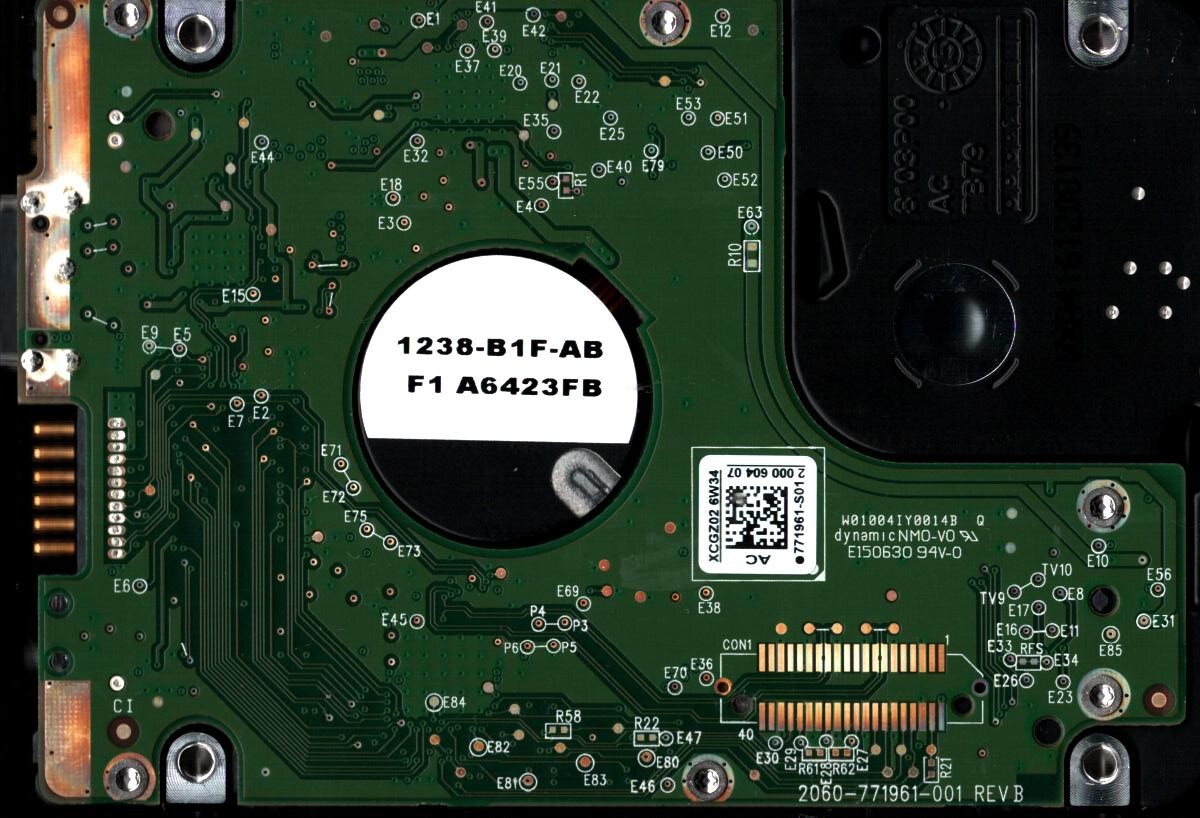 WD20NMVW-11EDZS6 S/N: WXT1E DCM: EBMT2HBB WESTERN DIGITAL 2TB THAILAND JUL 2016 - Image 2