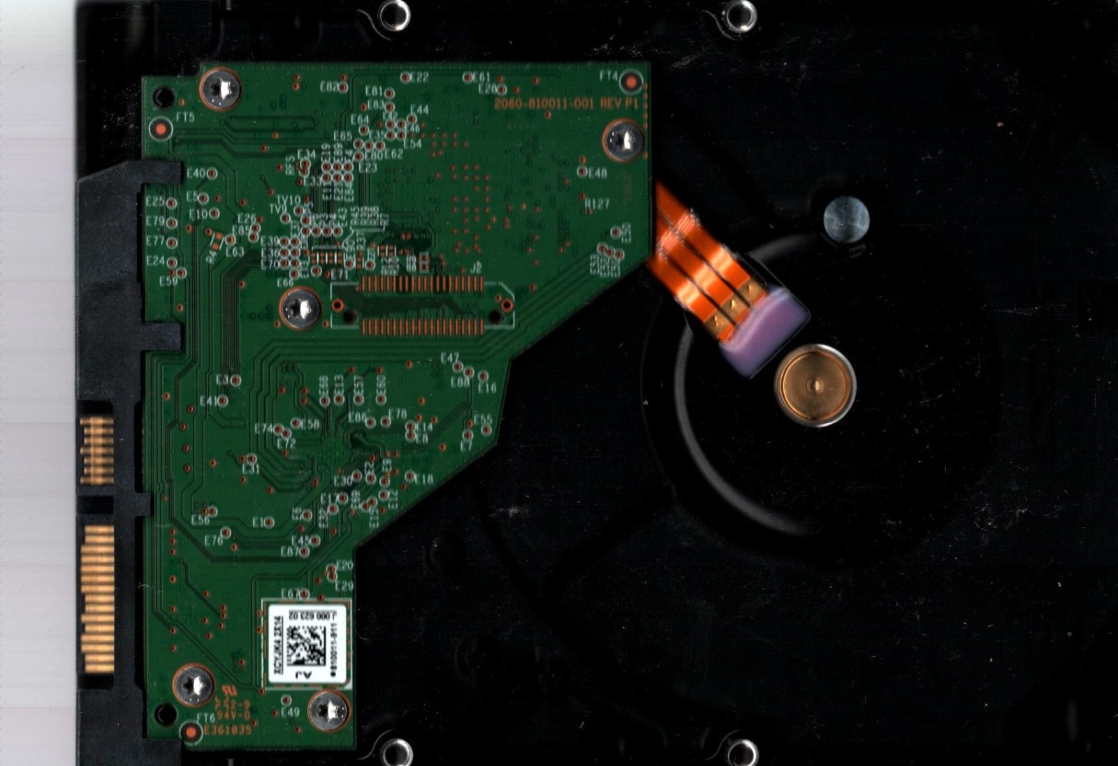 WD40EDAZ-11SLVB0 S/N: WX72D WESTERN DIGITAL 4TB THAILAND APR 2022 - Image 2