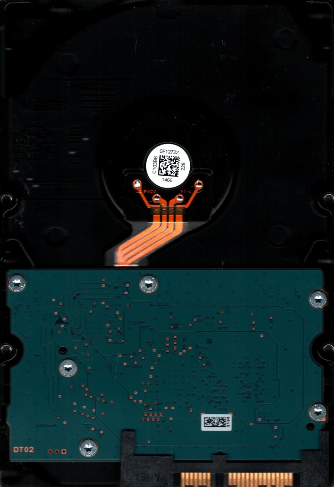 DT02ABA600V HDKPB00AAA01 S S/N: 3221S REV: AZA AA00 6TB MAR 2022 CHINA TOSHIBA - Image 2