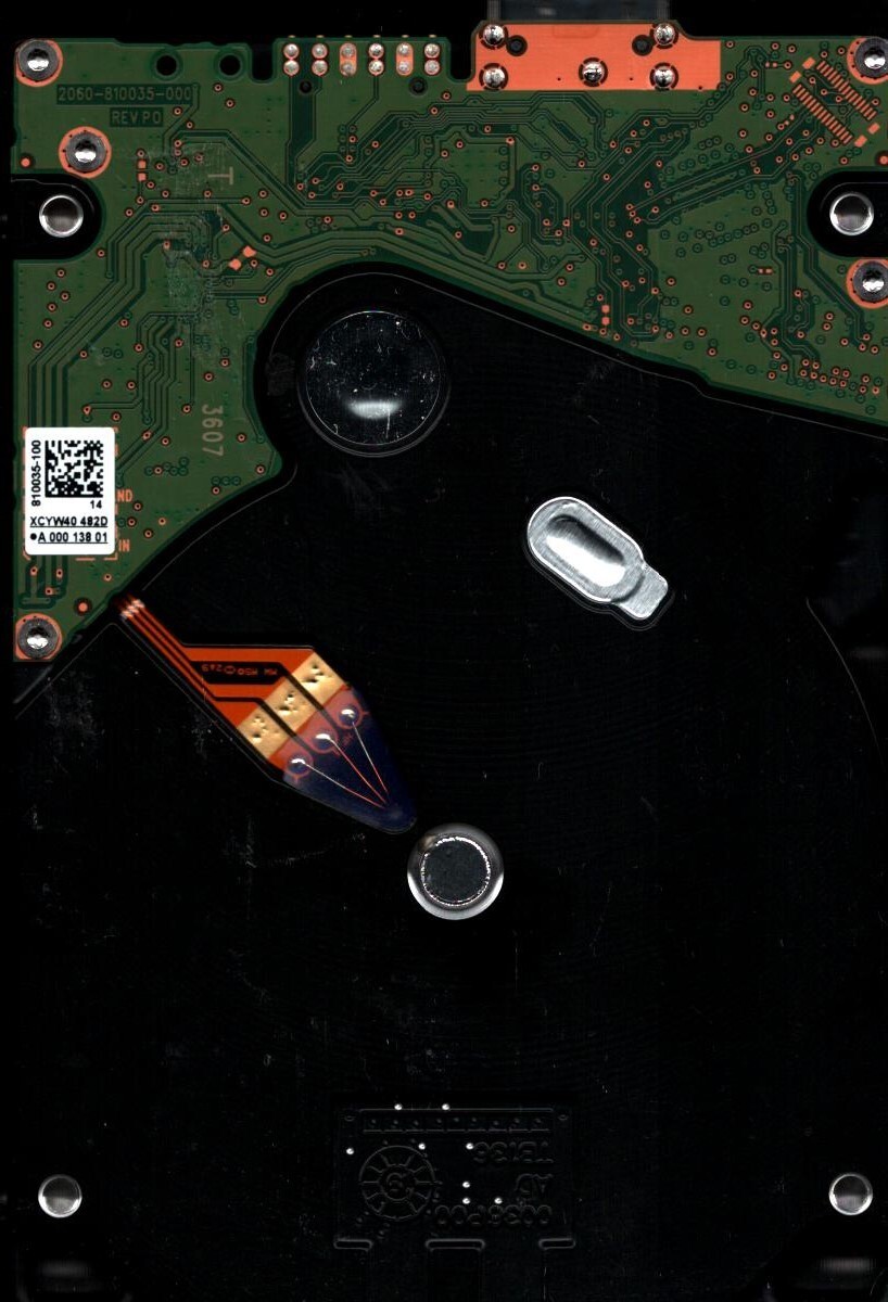 WD40NDZW-11A8JS1 S/N: WXP2E WESTERN DIGITAL 4TB THAILAND APR 2021 - Image 2